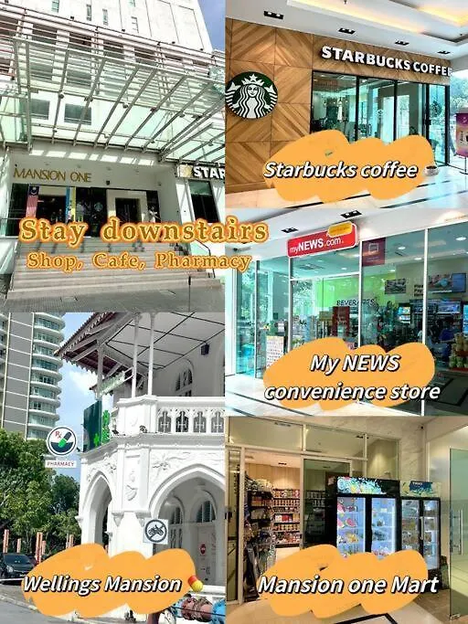 Mansion One Modern 5Pax Walking Distance Gleneagles Hospital Gurney Plaza Apartment George Town